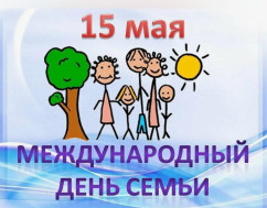 15 мая-Международный день семьи.